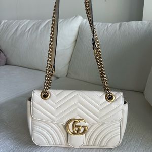 100% authentic with receipt included Gucci marmont small matelasse shoulder bag